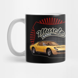 Lamborghini Miura 1966 car muscle Mug